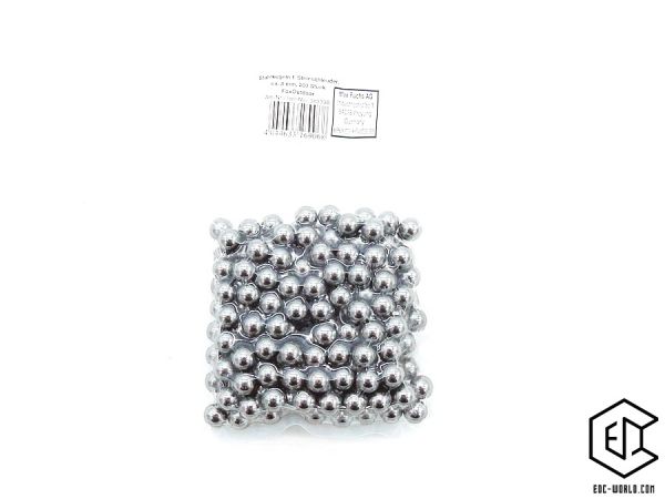 Stahlkugeln 8 mm für Steinschleuder, 200 Stück-Packung